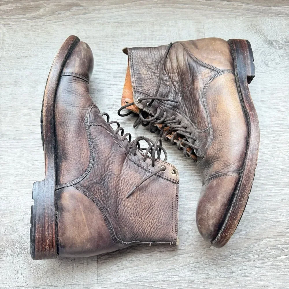 Frye Men Bowery Bal Laced Up Shoes (11D) Brown 3480529